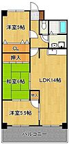 セントラルパーク浅生  ｜ 福岡県北九州市戸畑区新池1丁目（賃貸マンション3LDK・8階・72.80㎡） その2