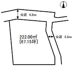 池田町萩原　売土地