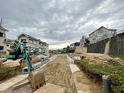 外観：建築条件無宅地1062万円より！まもなく完成！全区画ゆったりとした敷地面積で日当り良好！