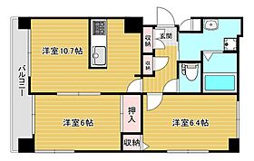 福岡県北九州市小倉北区片野４丁目20-14（賃貸マンション2LDK・3階・50.99㎡） その2