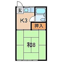 清水ケ丘ハイツ 103 ｜ 福島県福島市泉字清水が丘（賃貸アパート1K・1階・23.18㎡） その2