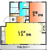 岡山県岡山市北区学南町1丁目（賃貸マンション1LDK・1階・40.80㎡） その2