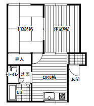 パレーシャル薫 201 ｜ 秋田県秋田市広面字樋ノ沖（賃貸アパート2DK・2階・33.39㎡） その2