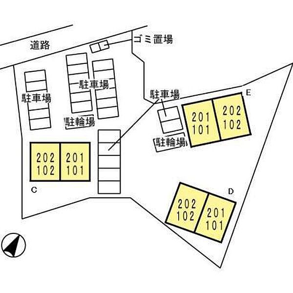 セジュールセラ　Ｃ棟 ｜広島県福山市千田町大字千田(賃貸アパート2LDK・1階・62.10㎡)の写真 その7