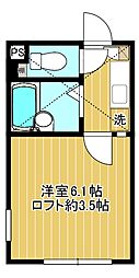 ロッシェルFS 1Kの間取図画像