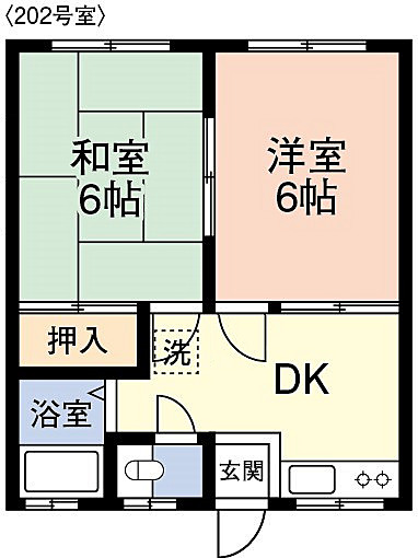 千葉県市原市五井(賃貸アパート2DK・2階・37.50㎡)の写真 その2