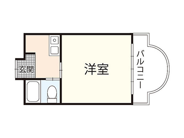 パラドール五日市中央 ｜広島県広島市佐伯区五日市中央2丁目(賃貸マンション1K・5階・20.00㎡)の写真 その2