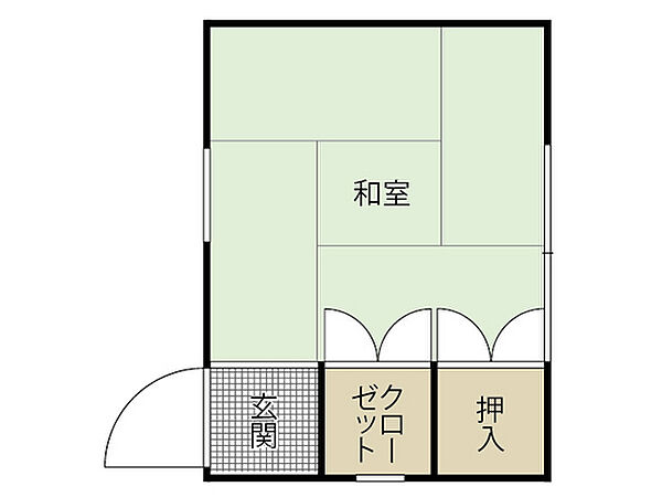 広島県広島市佐伯区三筋3丁目(賃貸アパート1R・1階・8.20㎡)の写真 その2