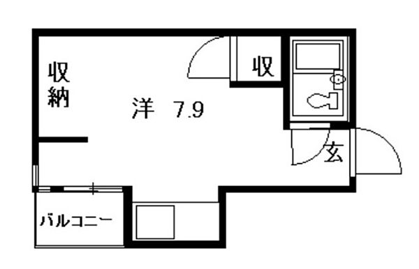 ベルエール牛田 ｜広島県広島市東区牛田中1丁目(賃貸マンション1R・4階・16.50㎡)の写真 その2