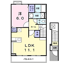 Ｃｏｍｆｏｒｔ　B　（コンフォートB）  ｜ 大阪府富田林市寿町１丁目（賃貸アパート1LDK・2階・46.10㎡） その2