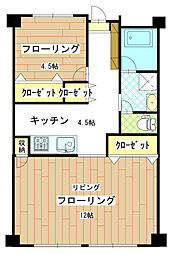 LAYL北浦和高橋ビル 1LDKの間取図画像