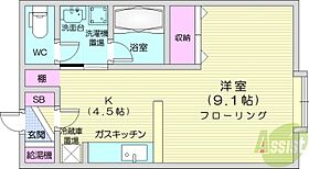 北海道札幌市東区北十四条東10丁目（賃貸アパート1K・2階・32.40㎡） その2