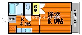 岡山県倉敷市三田（賃貸アパート1K・1階・25.70㎡） その2