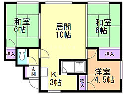 間取図画像 3LDK