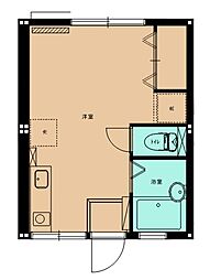 シーサイド南紀 ワンルームの間取図画像