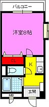 エトワールブリヤン  ｜ 大阪府大東市大野１丁目（賃貸マンション1K・6階・25.35㎡） その2