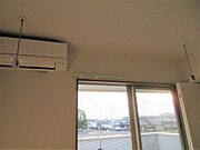 室内物干し付きで女性の洗濯物も安心です。