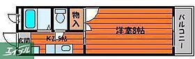 岡山県岡山市北区今4丁目（賃貸マンション1K・1階・25.76㎡） その2