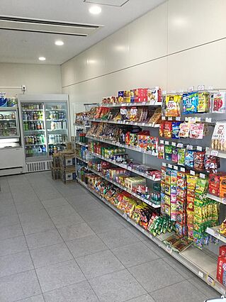 塔内にあるコン...