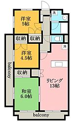 間取図画像 3LDK