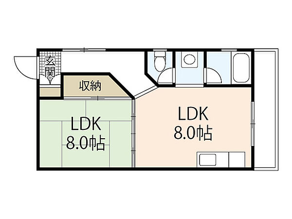 広島県広島市中区東平塚町(賃貸マンション1DK・4階・30.52㎡)の写真 その2