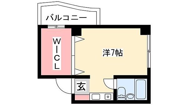 ドリームハイツエンデバー ｜愛知県名古屋市西区中小田井2丁目(賃貸マンション1R・3階・22.43㎡)の写真 その2