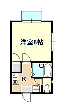 岡山県岡山市北区津高（賃貸アパート1K・1階・23.18㎡） その2