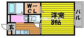 岡山県岡山市東区楢原（賃貸アパート1K・2階・25.92㎡） その2