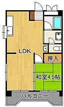 サンライズ片野  ｜ 福岡県北九州市小倉北区片野3丁目（賃貸マンション1LDK・5階・39.60㎡） その2