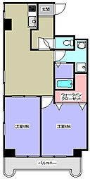 ラティブビル 2LDKの間取図画像