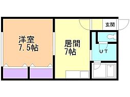 間取図画像 1DK