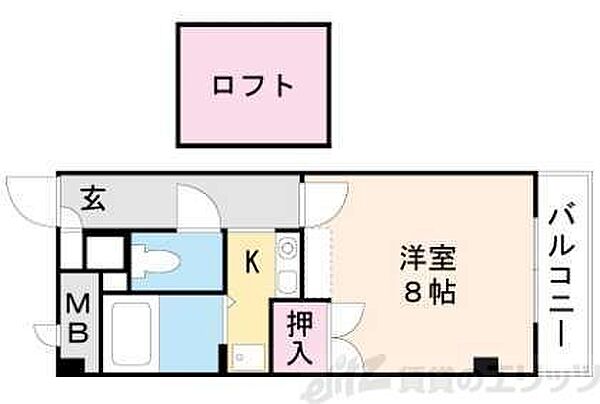 ETOLIE M・TIII 406｜大阪府高槻市津之江町１丁目(賃貸マンション1K・4階・24.96㎡)の写真 その2