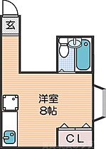 ピエールカルダン  ｜ 大阪府大阪市西成区岸里東1丁目（賃貸マンション1R・5階・18.00㎡） その2