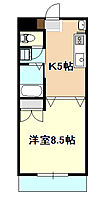 岡山県岡山市北区奥田２丁目（賃貸マンション1K・2階・30.24㎡） その2