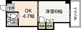 第3佐野ビル（南観音） 0401 ｜ 広島県広島市西区南観音町（賃貸マンション1DK・4階・20.30㎡） その2