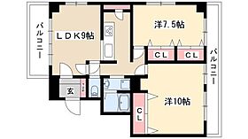 石町マンション  ｜ 愛知県名古屋市東区泉1丁目5-22（賃貸マンション2LDK・9階・70.08㎡） その2