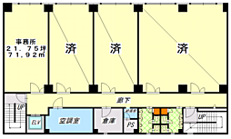 Y.M.A.オフィスビルの間取図画像