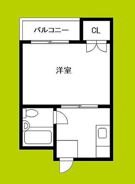 サンスリーハイツ豊新 ｜大阪府大阪市東淀川区豊新４丁目(賃貸マンション1K・4階・19.00㎡)の写真 その2