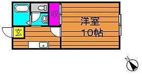 岡山県岡山市北区川入（賃貸アパート1K・2階・30.69㎡） その2