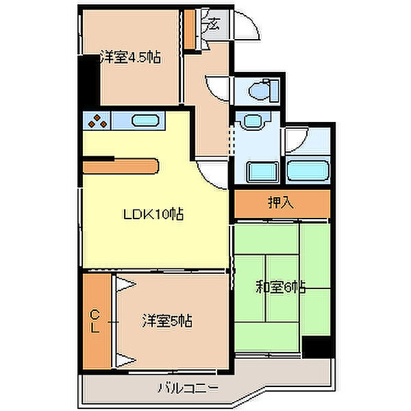 画像2:使い勝手の良い3ＬＤＫです。