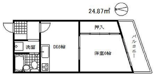 グランディア花隈駅前 ｜兵庫県神戸市中央区北長狭通６丁目(賃貸マンション1DK・4階・24.87㎡)の写真 その2