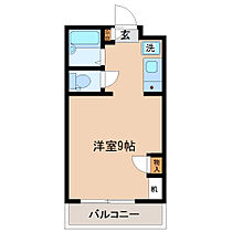 ハイツA&amp;K  ｜ 宮城県仙台市青葉区木町（賃貸マンション1R・2階・23.03㎡） その2