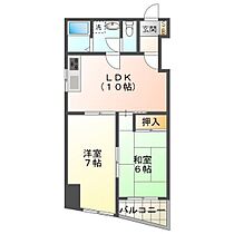 津SIビル 5D ｜ 三重県津市大門（賃貸マンション2LDK・5階・45.60㎡） その2