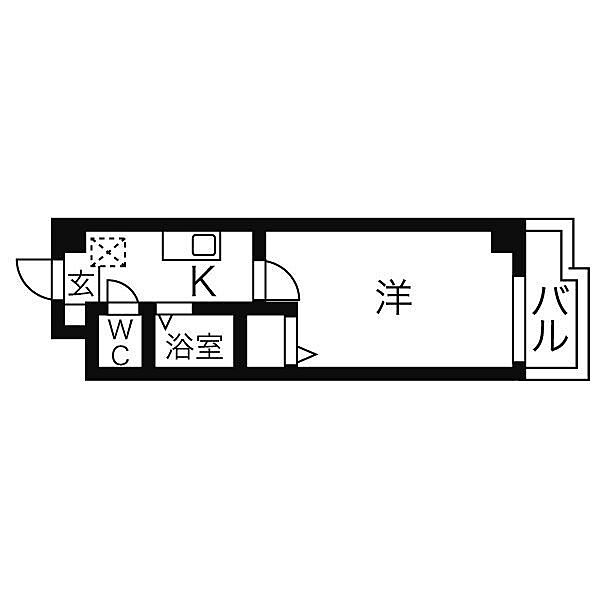 BASIC　2000 ｜愛知県名古屋市中村区上米野町２丁目(賃貸マンション1K・4階・24.08㎡)の写真 その2