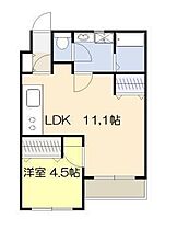 ブルー・ドゥ・シエル 202 ｜ 宮崎県宮崎市大字本郷北方（賃貸マンション1LDK・2階・40.26㎡） その2