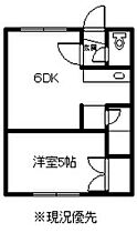 第6あおきハイツ 10 ｜ 北海道旭川市忠和五条6丁目4-15（賃貸アパート1DK・2階・19.44㎡） その2