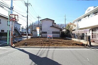 外観：【現地土地】　狭山市狭山台4丁目に条件付き売地が登場しました♪SAN+で建てる「あったらいいな」を叶える住まいで、新生活をスタートしてみませんか♪　（2021年1月撮影）