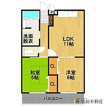 福岡県久留米市三潴町玉満3061-1（賃貸マンション2LDK・2階・53.82㎡） その2