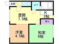 物件の間取り