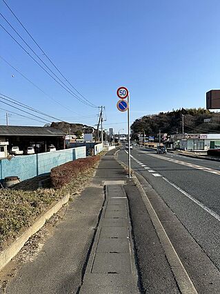 国道6号線から...